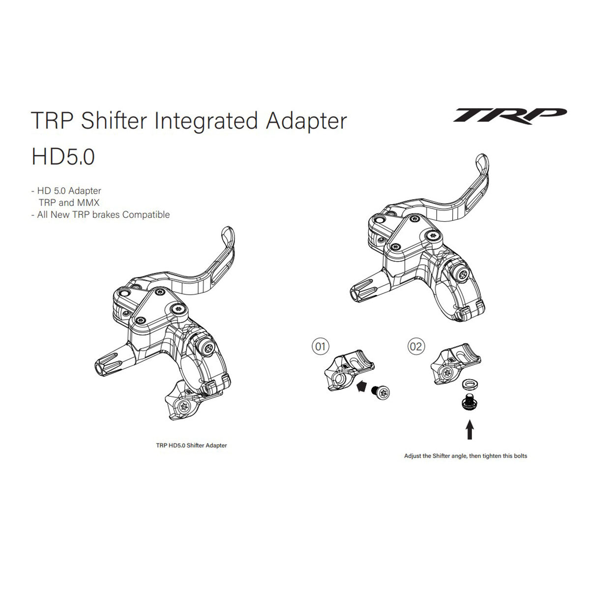 TRP EVO PRO & EVO X SHIFTER/ DROPPER POST ADAPTERS