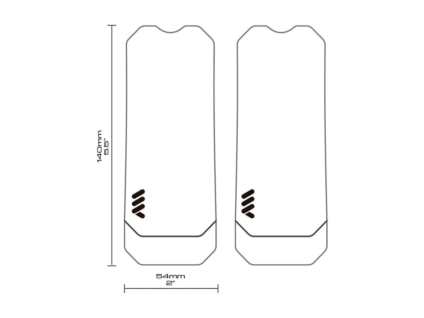 AMS Honeycomb Bike Crank Guard CLEAR