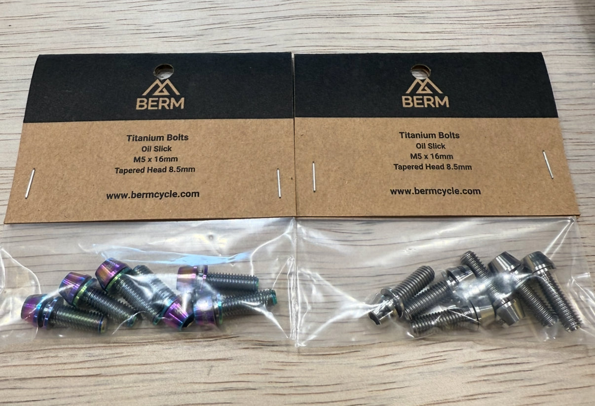 BERM Titanium Bolts M5 X 16mm