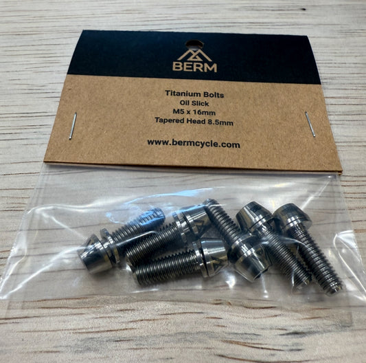 BERM Titanium Bolts M5 X 16mm