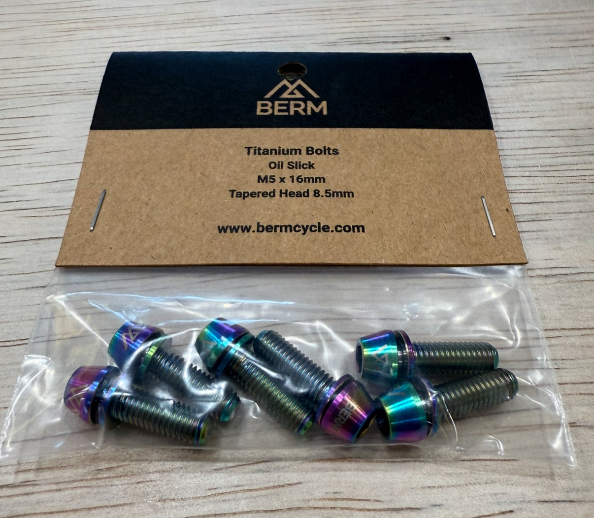 BERM Titanium Bolts M5 X 16mm
