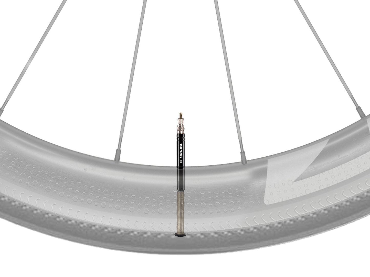 TOPEAK VALVE EXTENDER 40MM ART NO: TFV-06