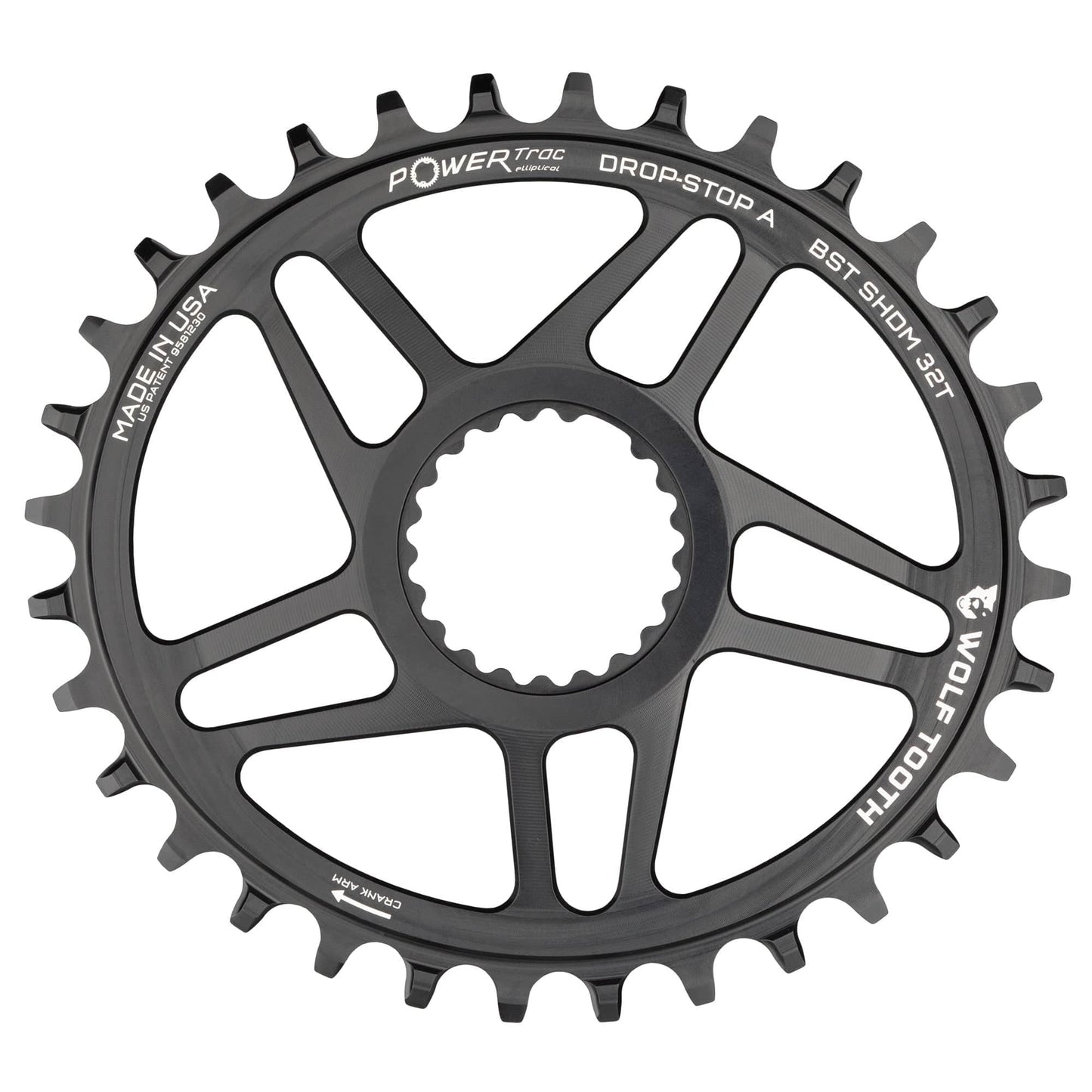 09.1 WOLF TOOTH Oval Chainrings Direct Mount Shimano 3mm Mountain Cranks