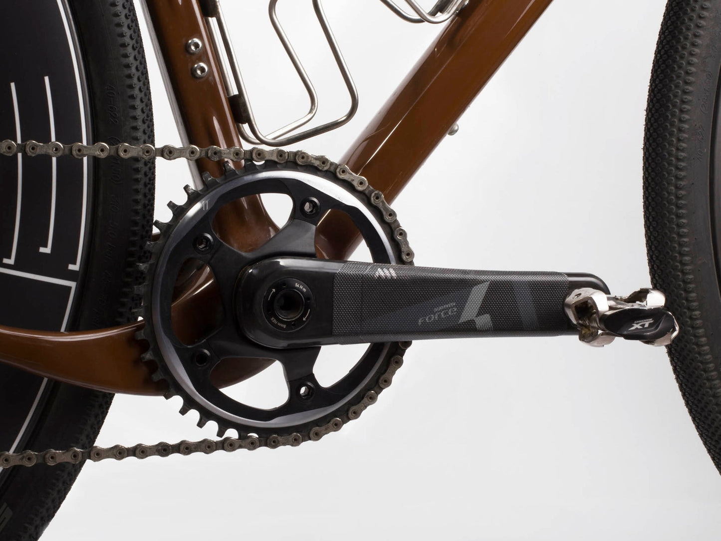 AMS Honeycomb Bike Crank Guard CLEAR