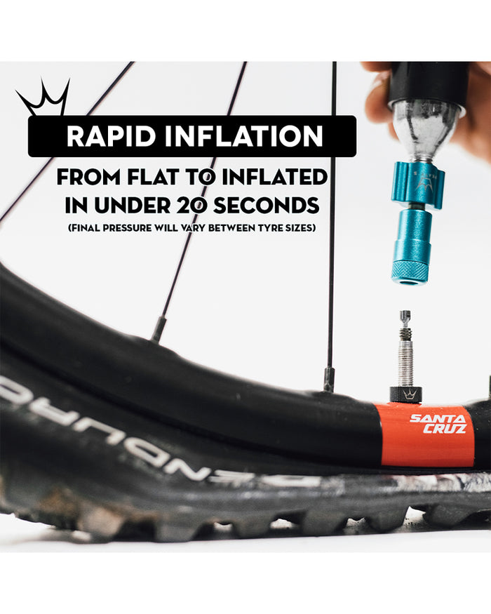 PEATY'S Holeshot CO2 Tire Inflator Kit