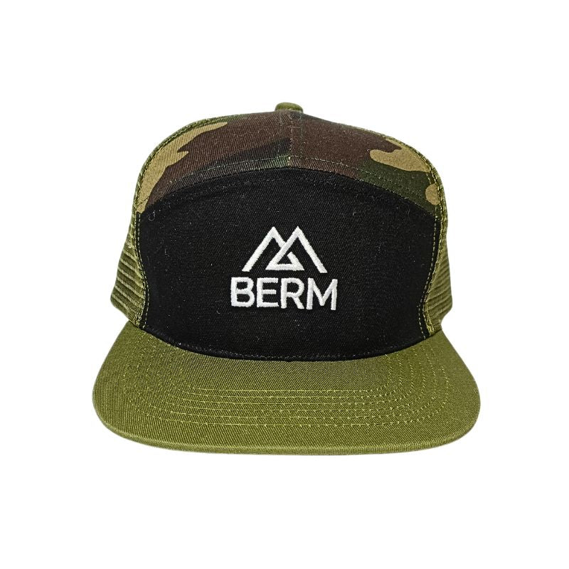 23.2BERM BLACK CAMO TRUCKER CAP