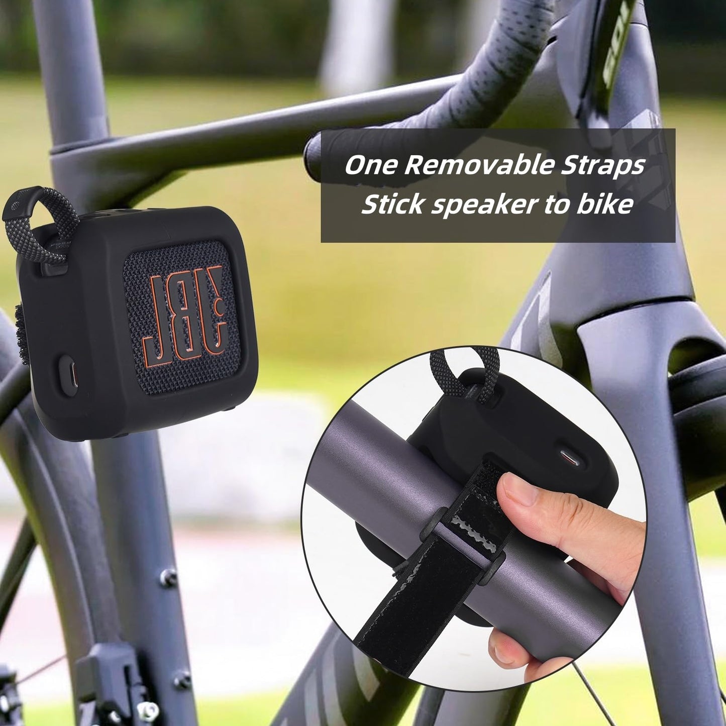 Bicycle Speaker Carry Case for JBL GO4