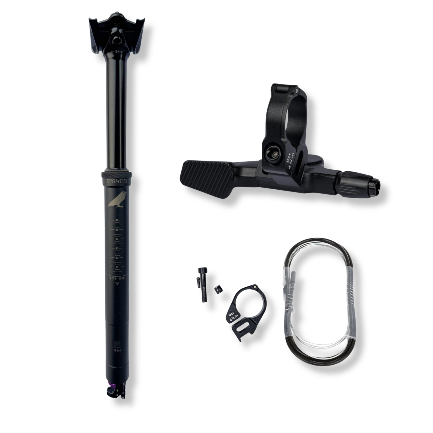 08 ASCEND FLIGHT SL Dropper Seatpost 27.2 X 100mm
