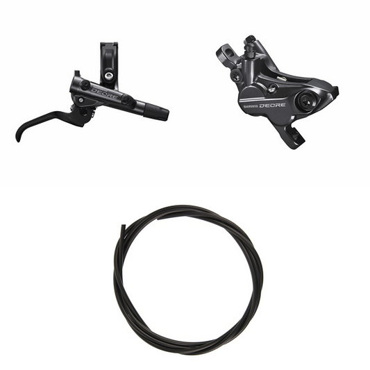 SHIMANO DEORE Brake (Kit) BRM6120KTBLM6100 Right / rear Resin without fin Without adapter 1700 (black)