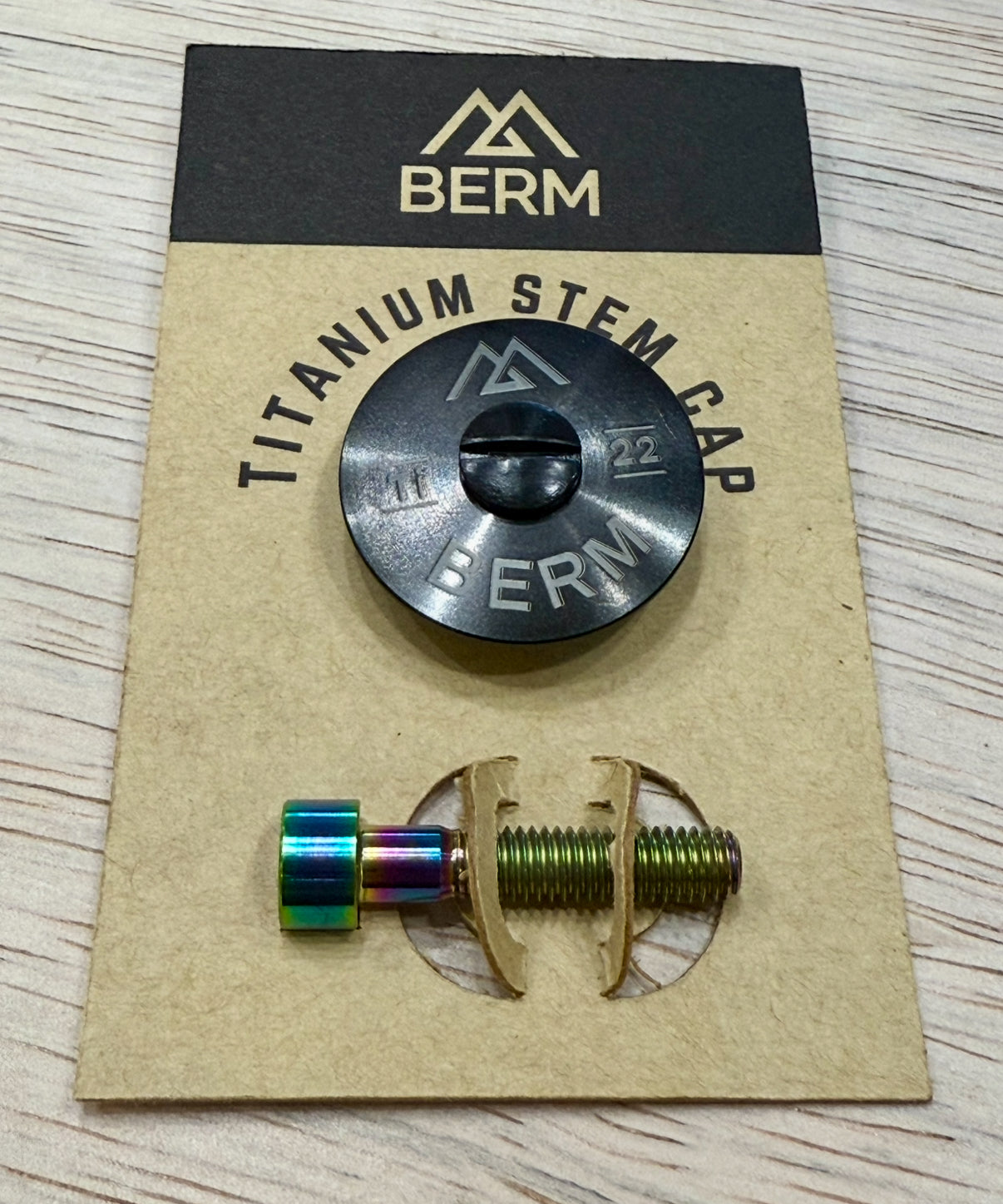 BERM CYCLES TITANIUM STEM CAP