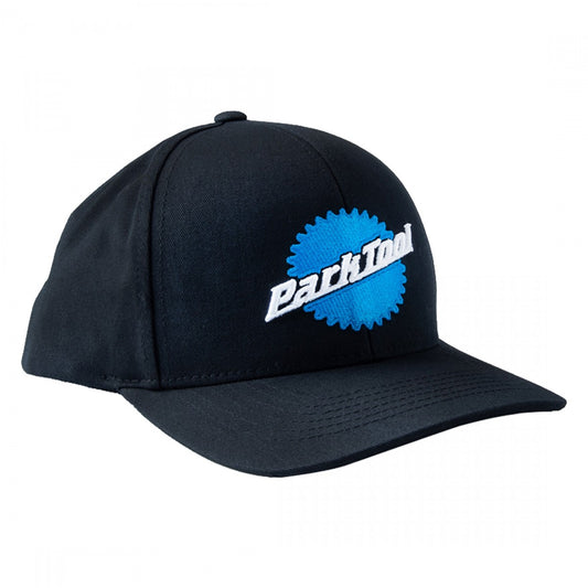 23.2Park Tool HAT-11 Unisex Black Cotton Snapback Ball Cap with Embroidered Logo