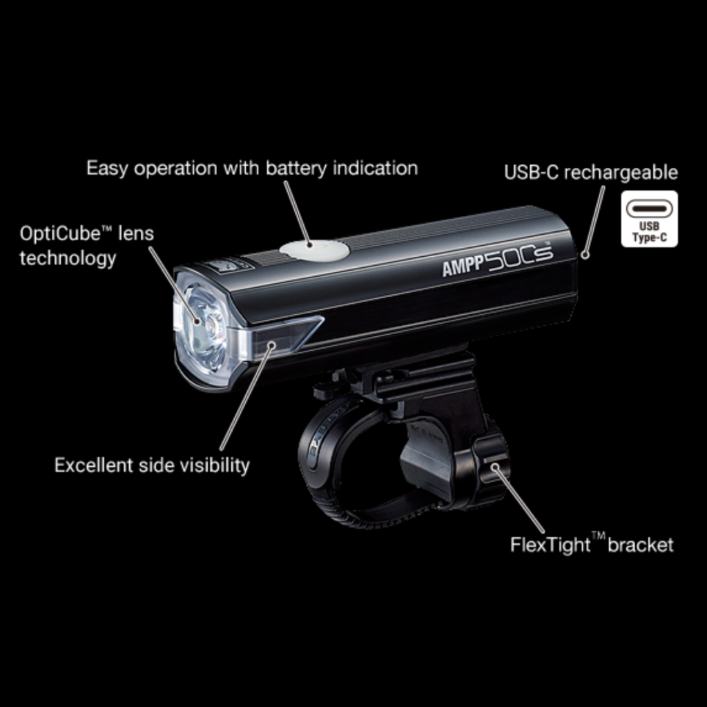20.14 CATEYE AMPP 500S BICYCLE FRONT LIGHT