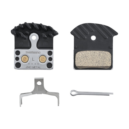 SHIMANO Disc Brake Pads with Fins BP-J04C-MF