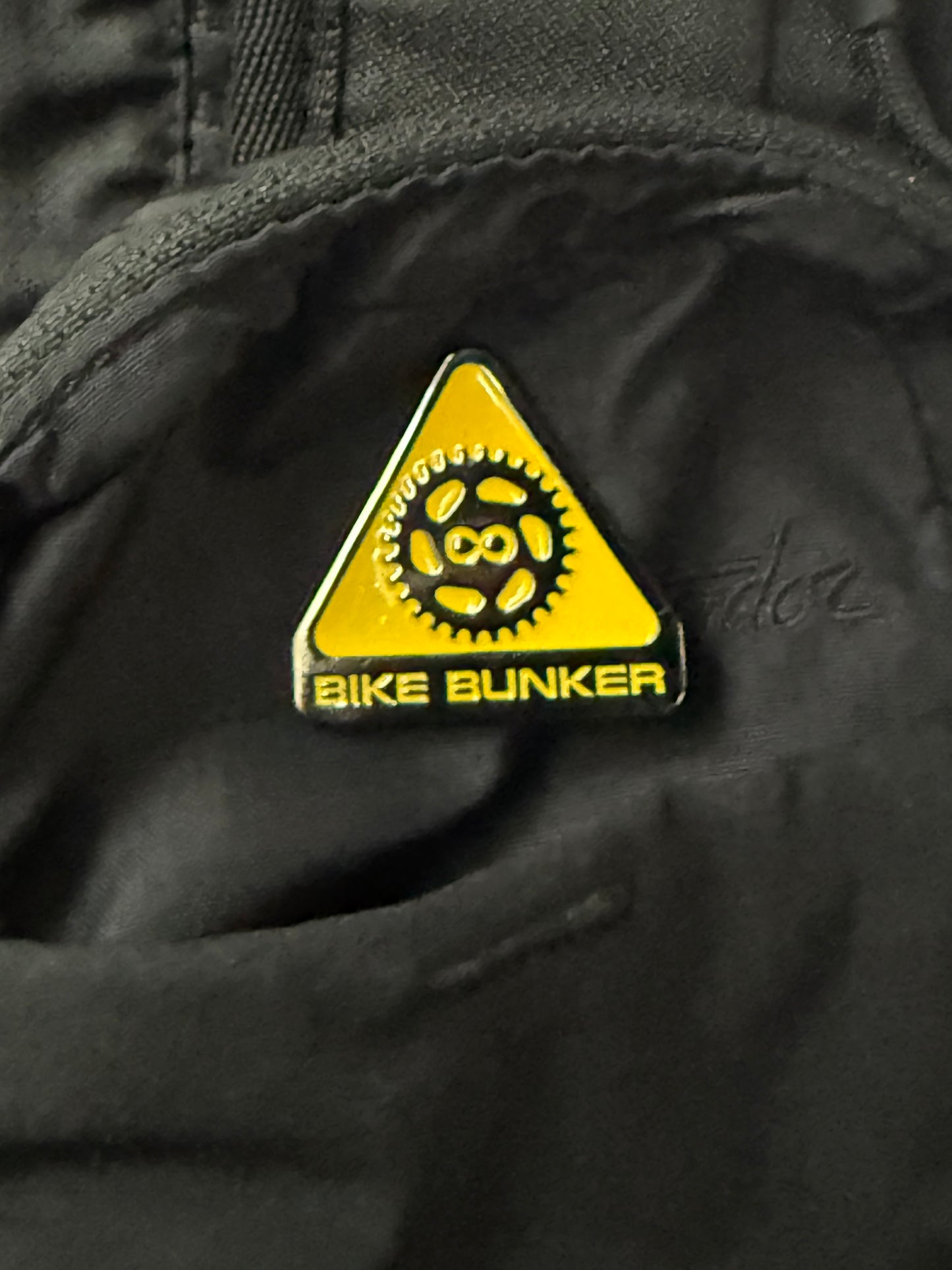 00 Bike Bunker Magnetic Enamel Pin