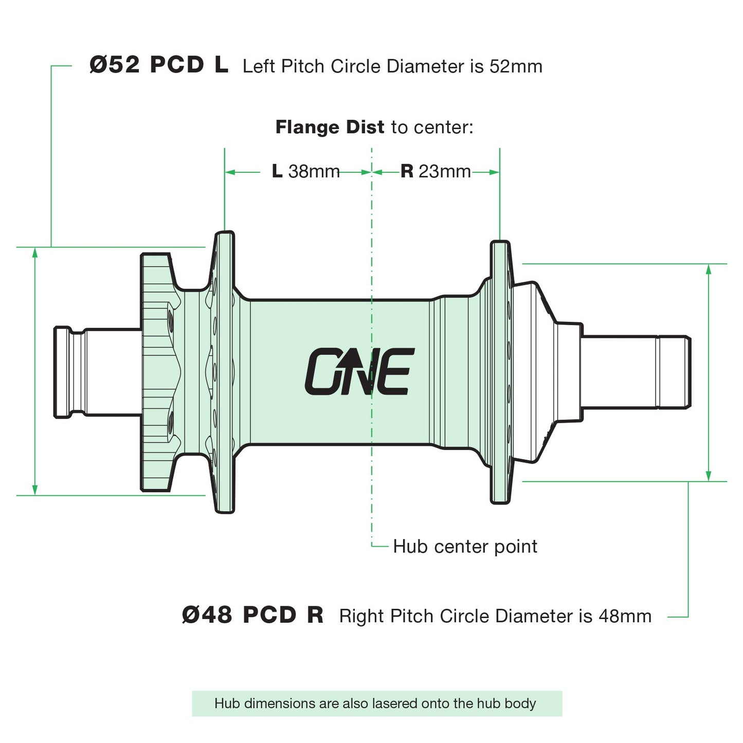 12 ONEUP Rear Hub