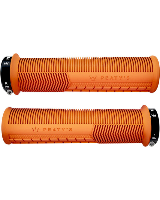 05.3 PEATY'S Monarch Lock On handlebar Grips - Mushroom