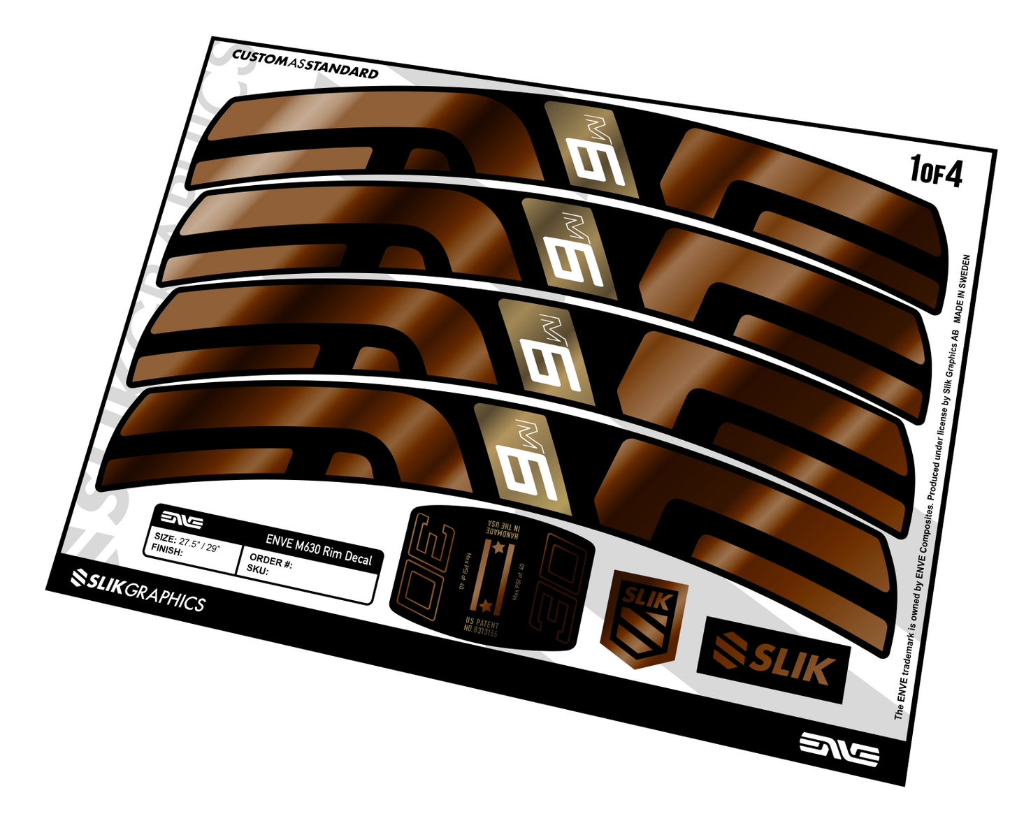 28 RIM DECALS by SLIK GRAPHICS