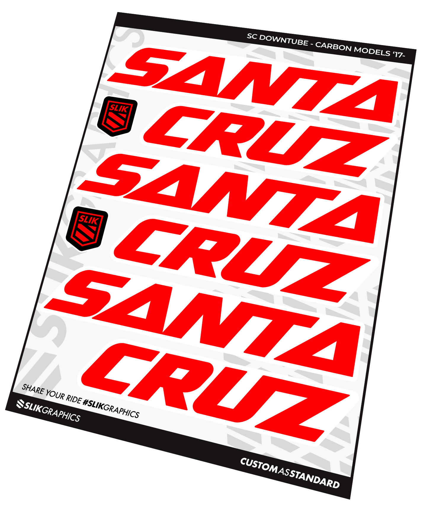 28 FRAME DECALS by SLIK GRAPHICS