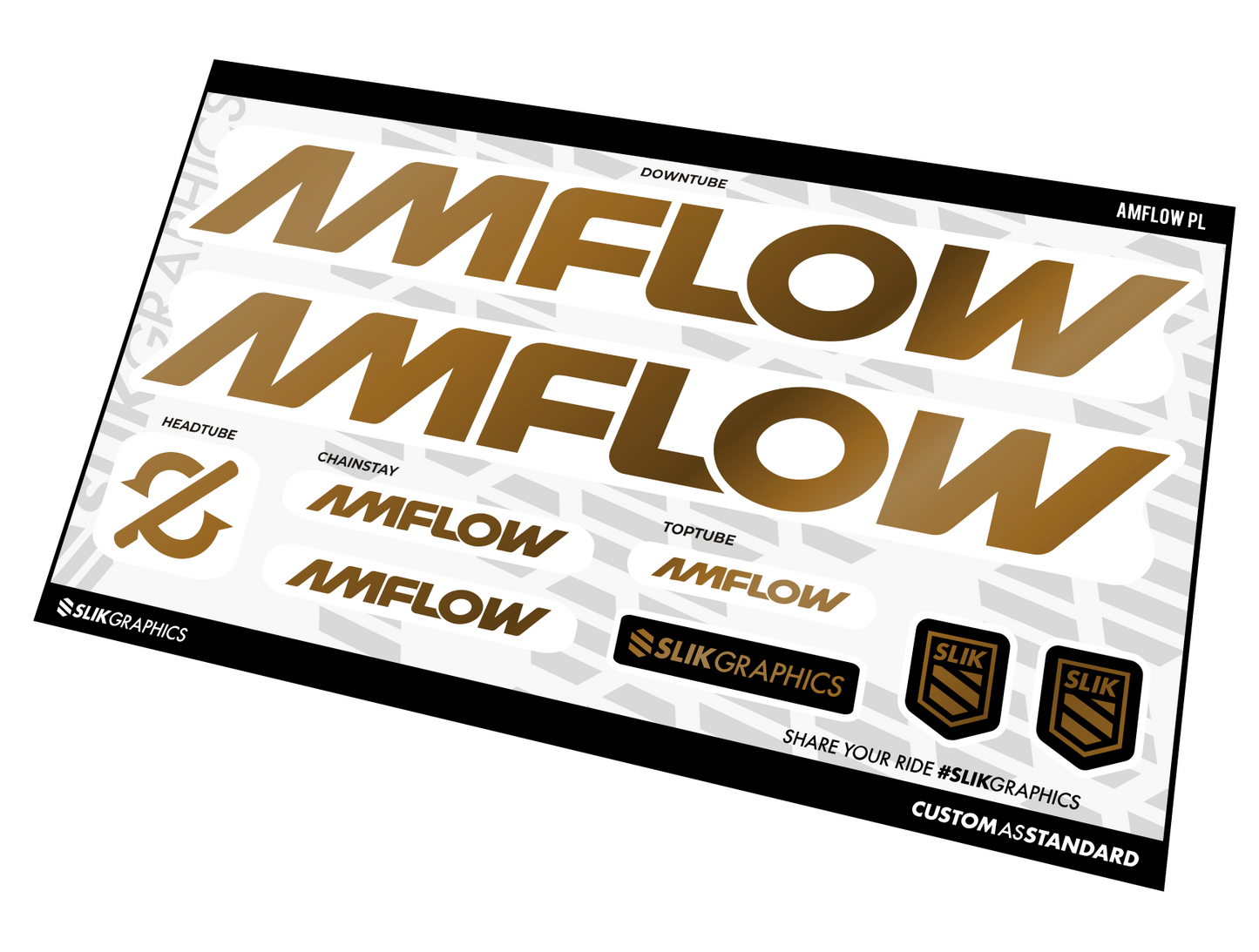 28 FRAME DECALS by SLIK GRAPHICS