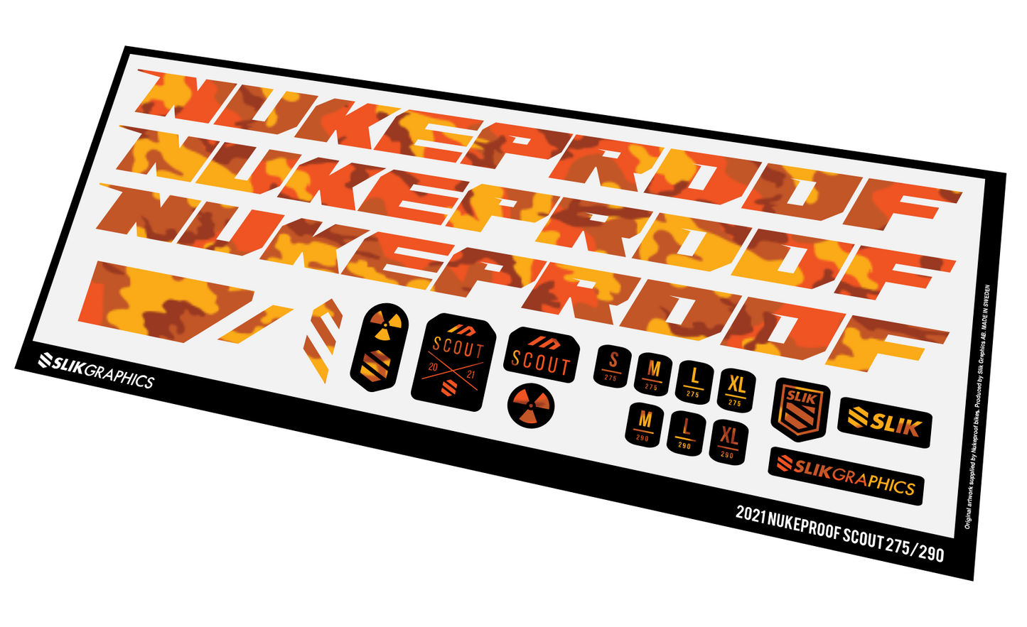 28 FRAME DECALS by SLIK GRAPHICS