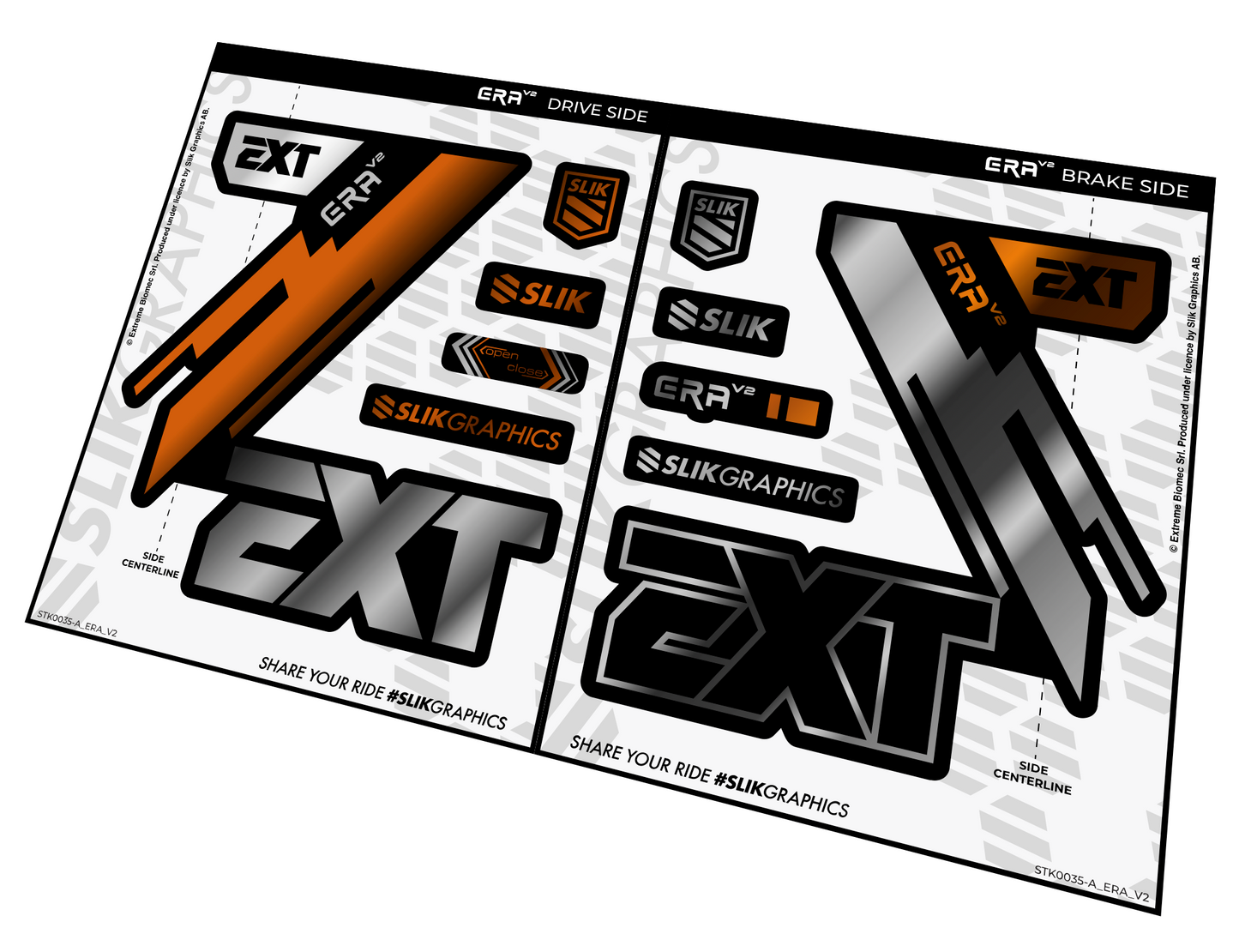 FORK DECALS by SLIK GRAPHICS