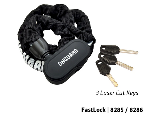 29 ONGUARD Fastlock SeriesOnGuard Fastlock Series / Bicycle Chain Key Lock 8285 / 8286