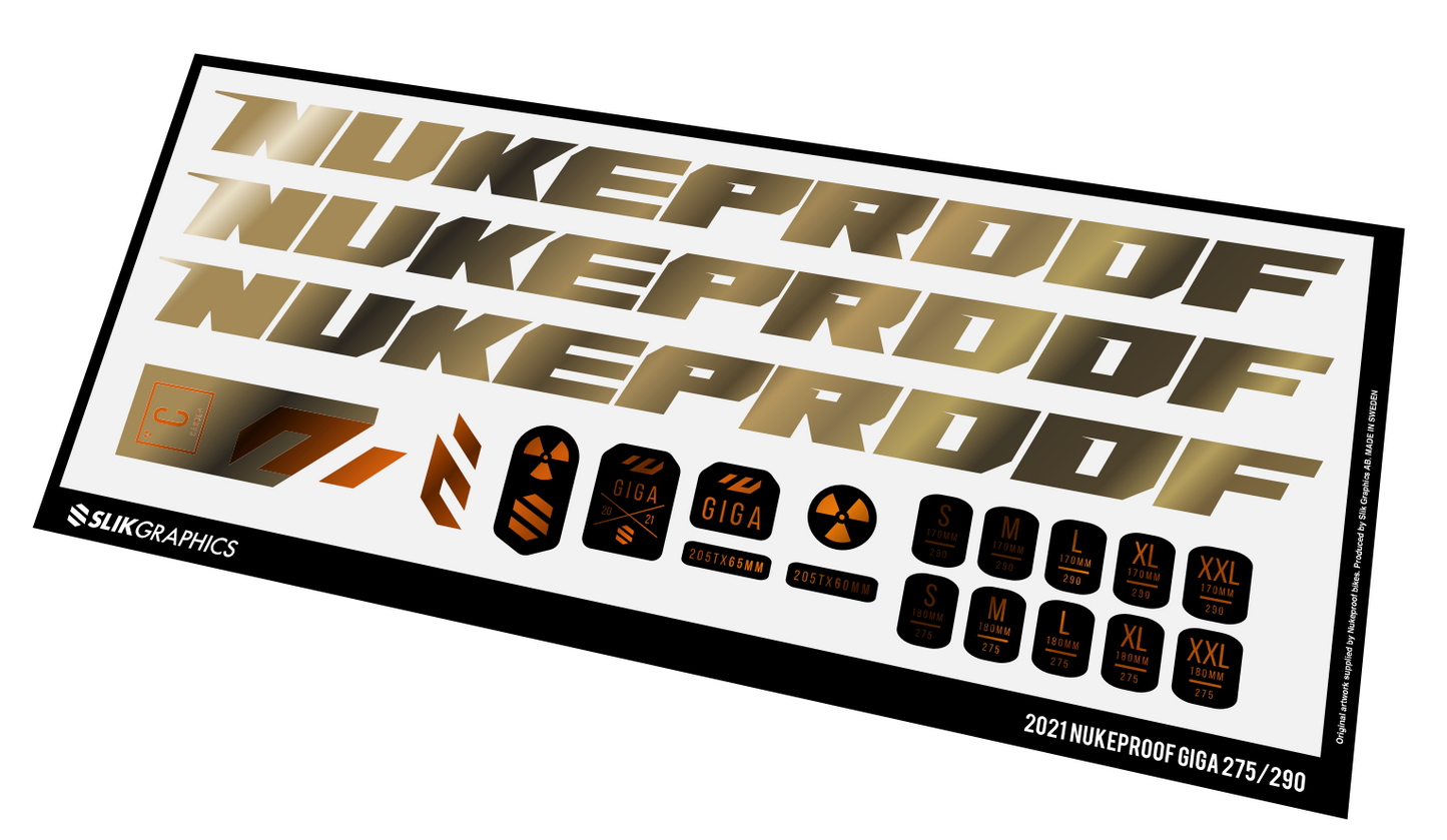 28 FRAME DECALS by SLIK GRAPHICS