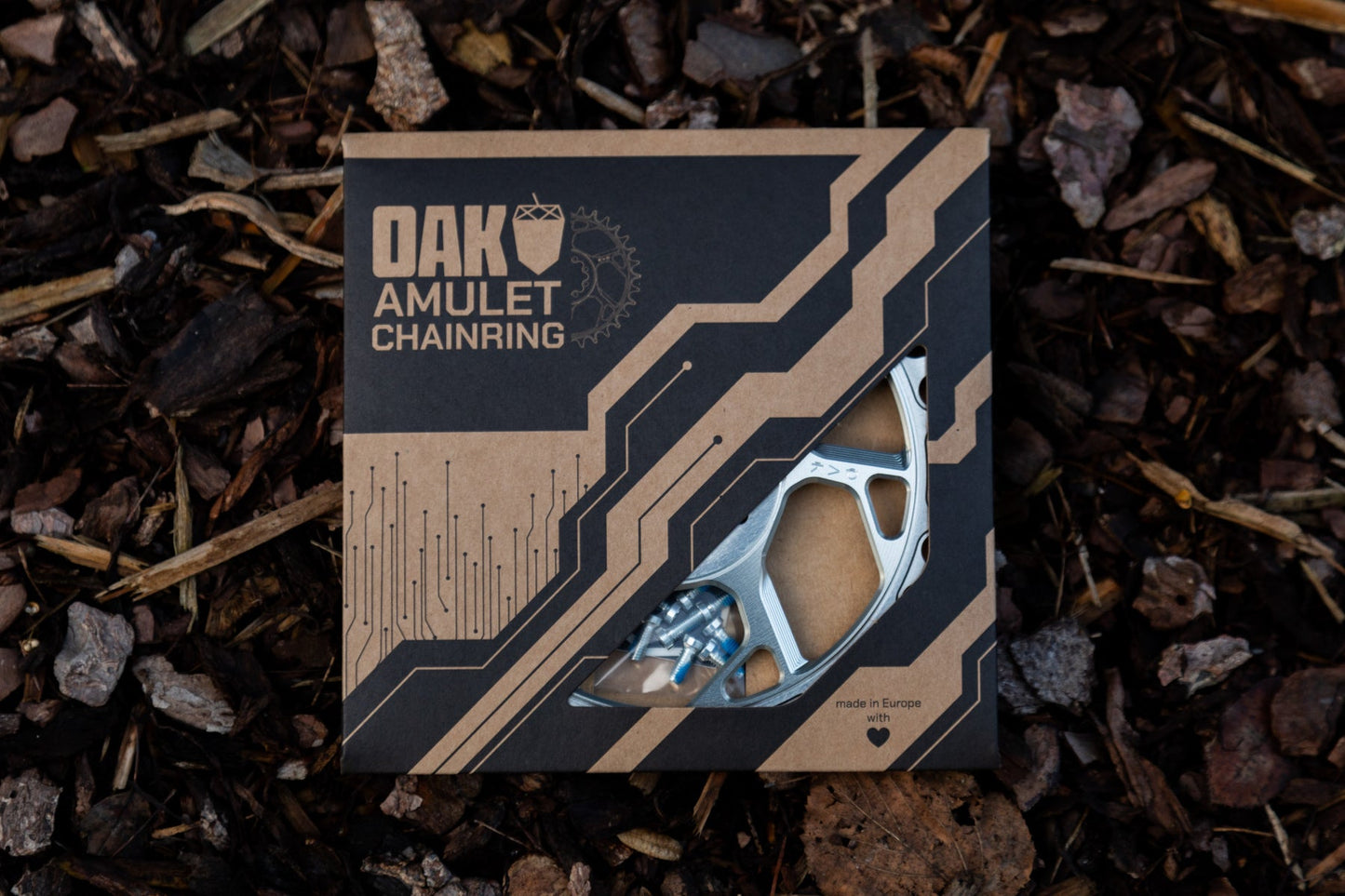 01  OAK COMPONENTS AMULET Chainring
