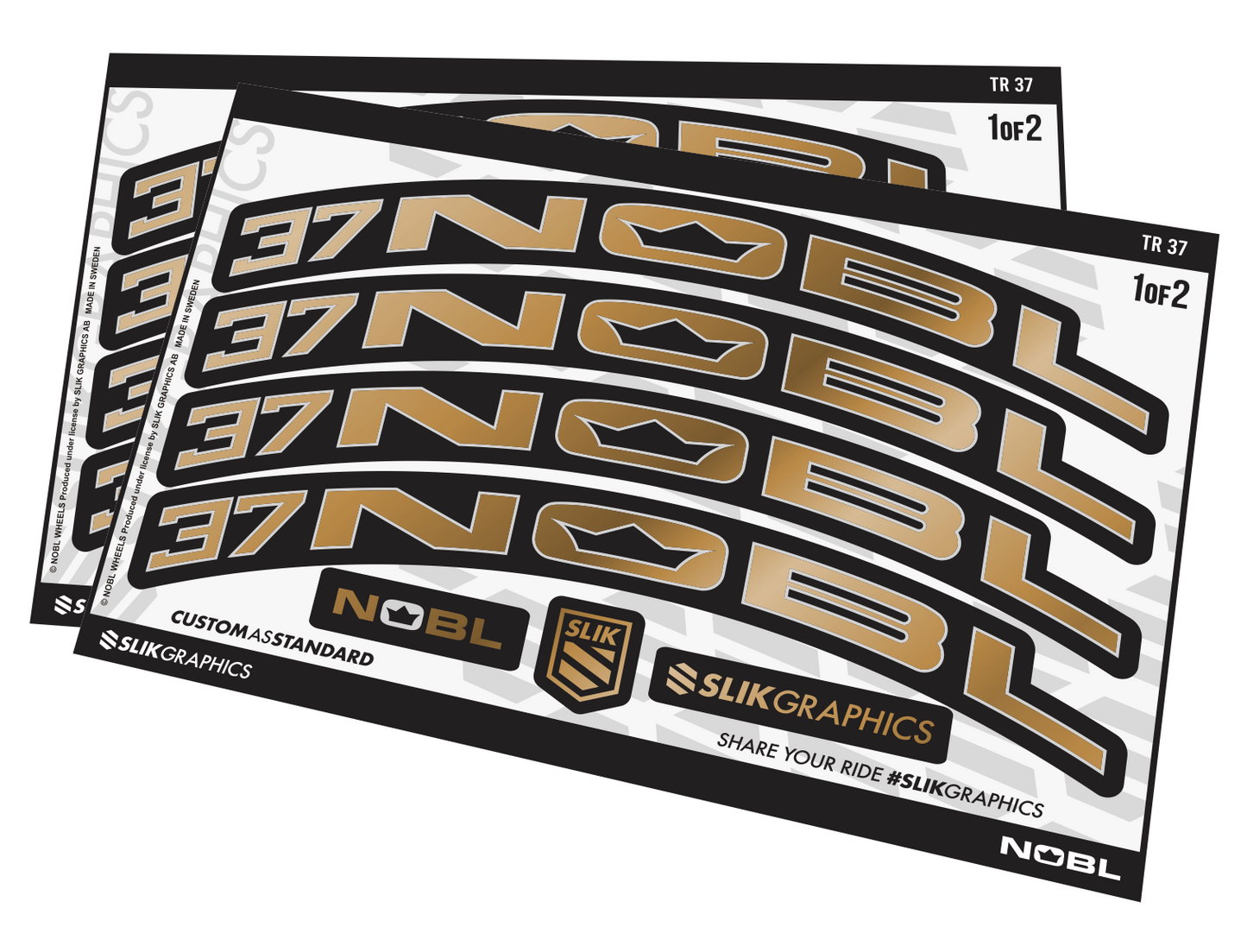 28 RIM DECALS by SLIK GRAPHICS