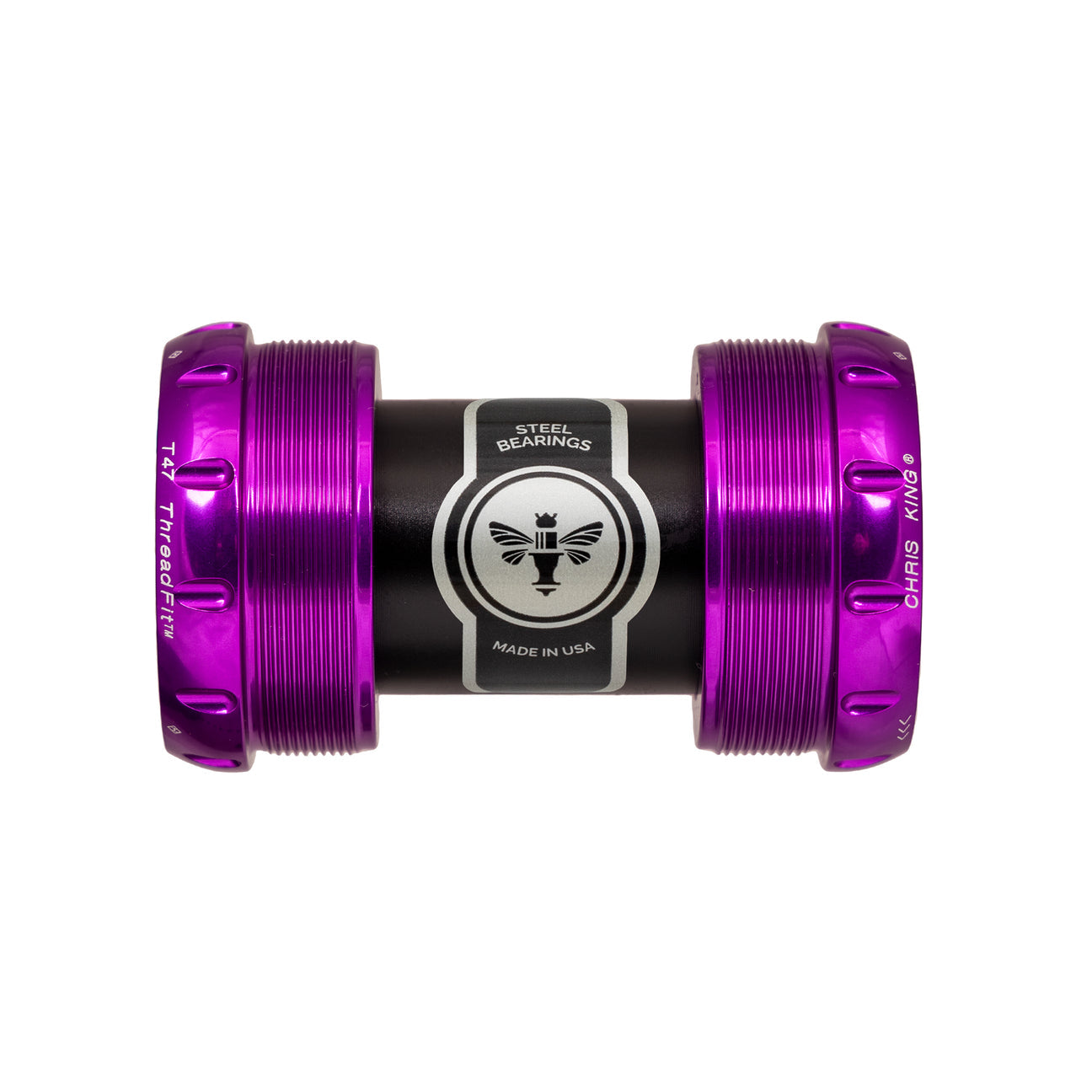 10.4 CHRIS KING® THREADFIT™ T47 30X  Bottom Bracket Steel Bearings