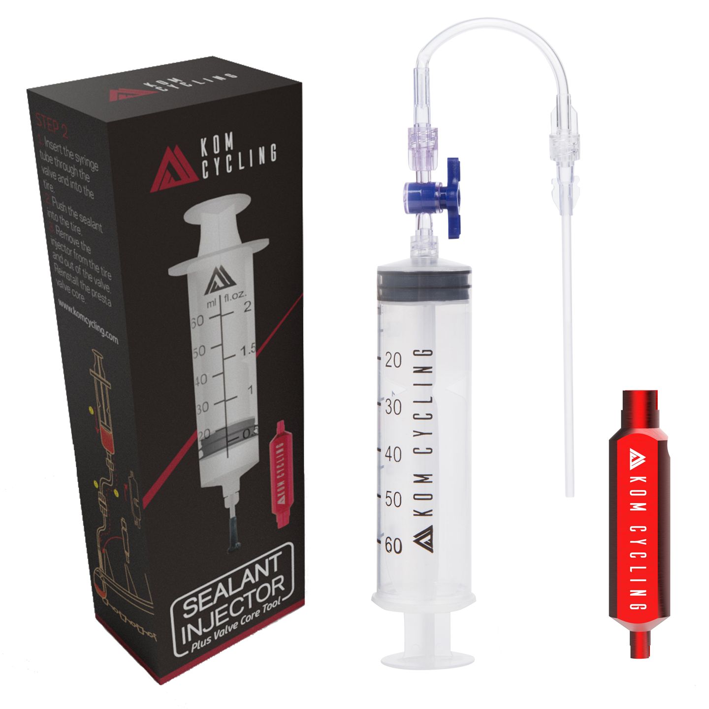 19.21 KOM CYCLING TUBELESS SEALANT INJECTOR