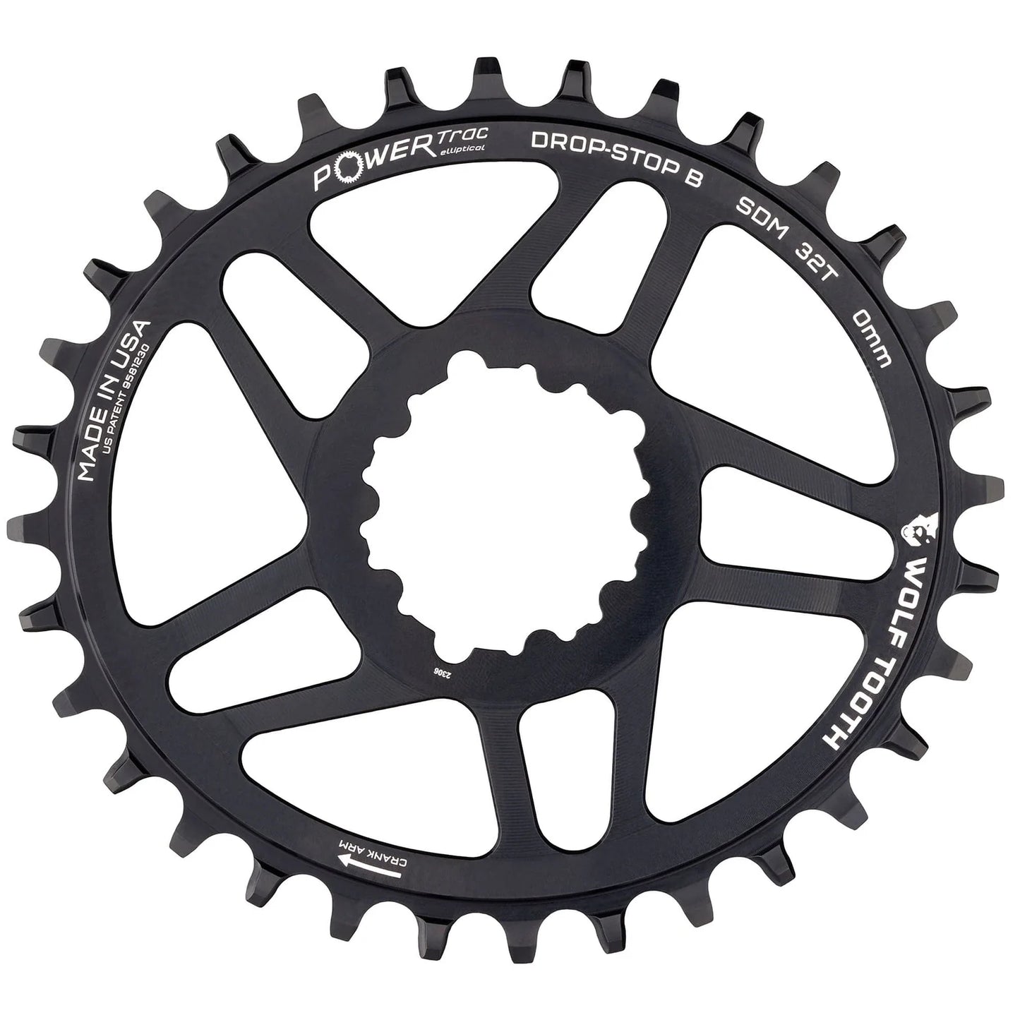 Wolf Tooth Oval Direct Mount Chainrings for SRAM Mountain Cranks