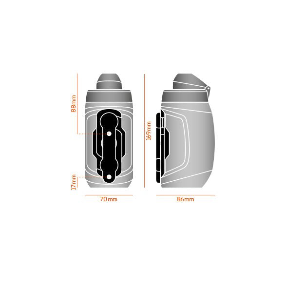 FIDLOCK Magnetic Twist Bottle 450 + Bike Base