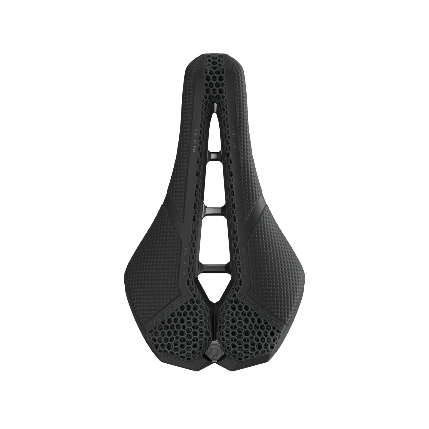 07.6 PRO Saddle Stealth 3D Performance Black (stainless steel rail)