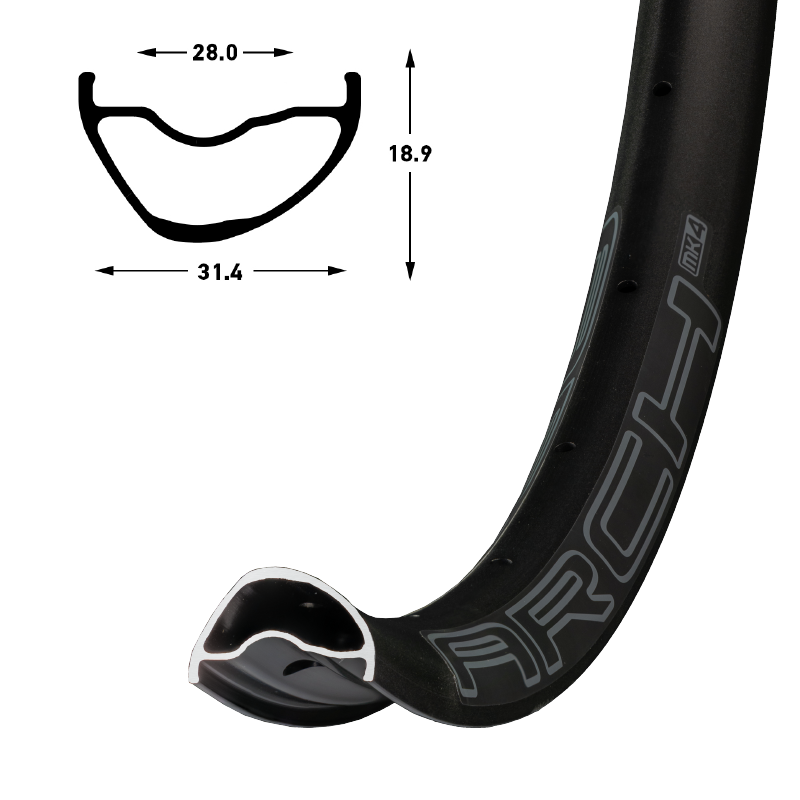 16.1 STANS ARCH MK4 Rim BLACK