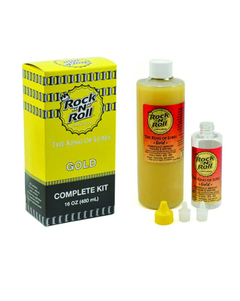 19.5 ROCK N ROLL GOLD CHAIN LUBRICANT KIT - 16OZ/480ML