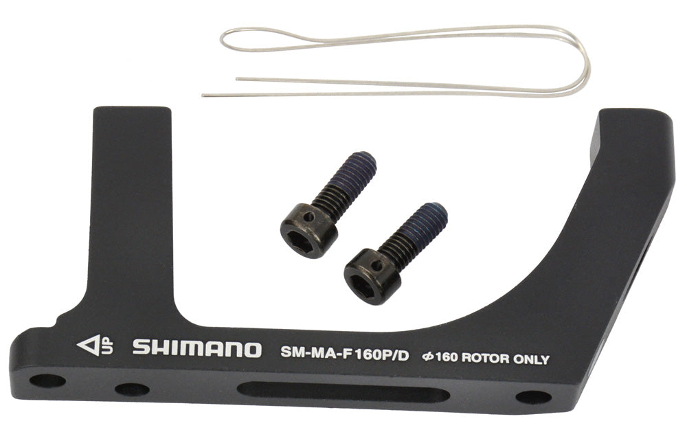 Shimano SM-MA-R160P/D Post-Mount to Flat-Mount Adapter for Front 160mm Rotor
