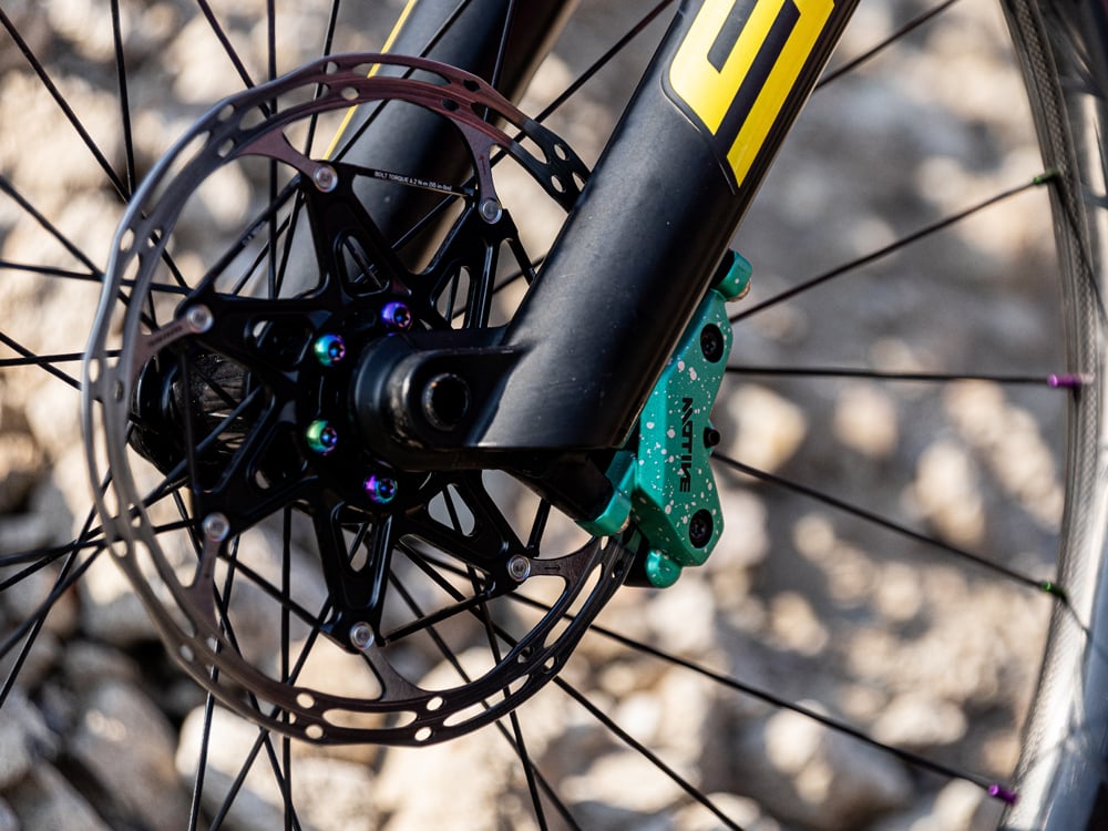 SRAM MOTIVE ULTIMATE TEAL SPLATTER EXPERT BRAKES KIT